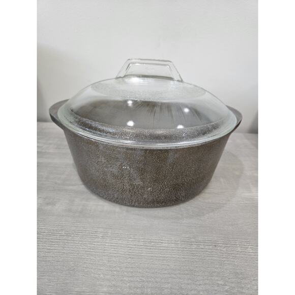 Club Aluminum Hammered 4 1/2 Qt Aluminum Dutch Oven Roasting Pot & Glass Lid - Picture 1 of 8